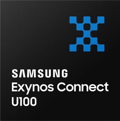 삼성전자가 21일 공개한 UWB(Ultra-Wideband, 초광대역) 기반 근거리 무선통신 반도체 '엑시노스 커넥트(Exynos Connect) U100' 제품 이미지 / 삼성전자