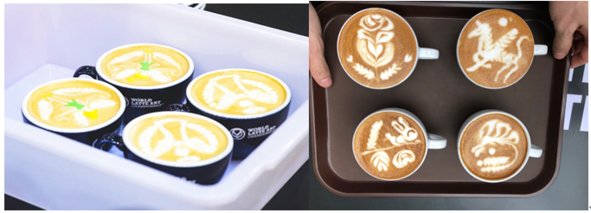 카페라떼 관련 이미지