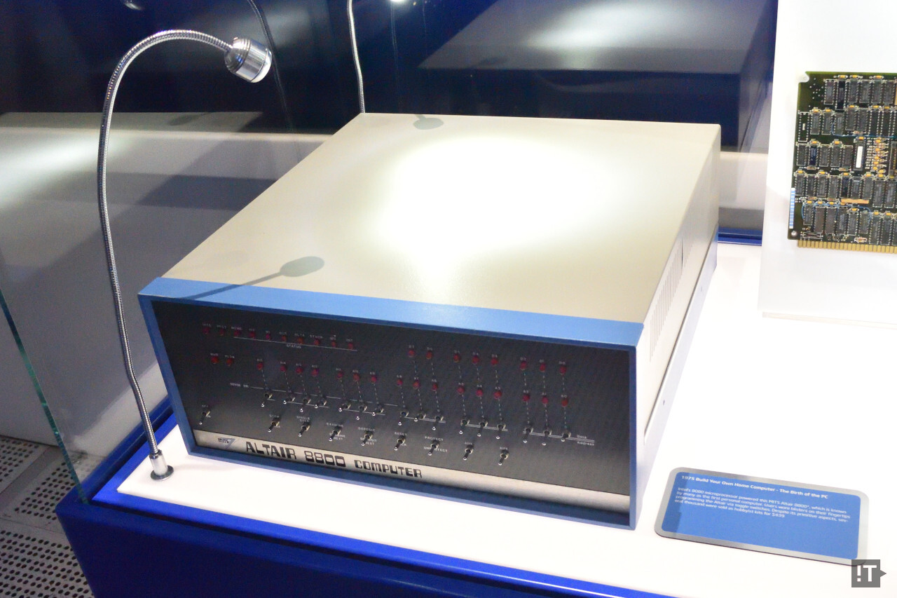 인텔 8080 CPU가 탑재된 ‘알테어 8800’ / 권용만 기자