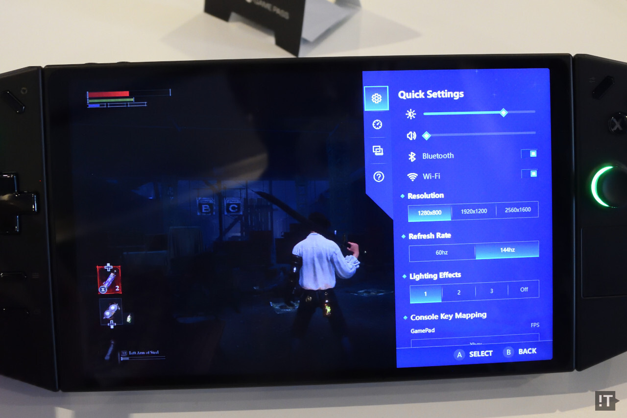 ‘리전 스페이스’를 통해 게임과 시스템 설정에 빠르게 접근할 수 있다 / 싱가포르=권용만 기자