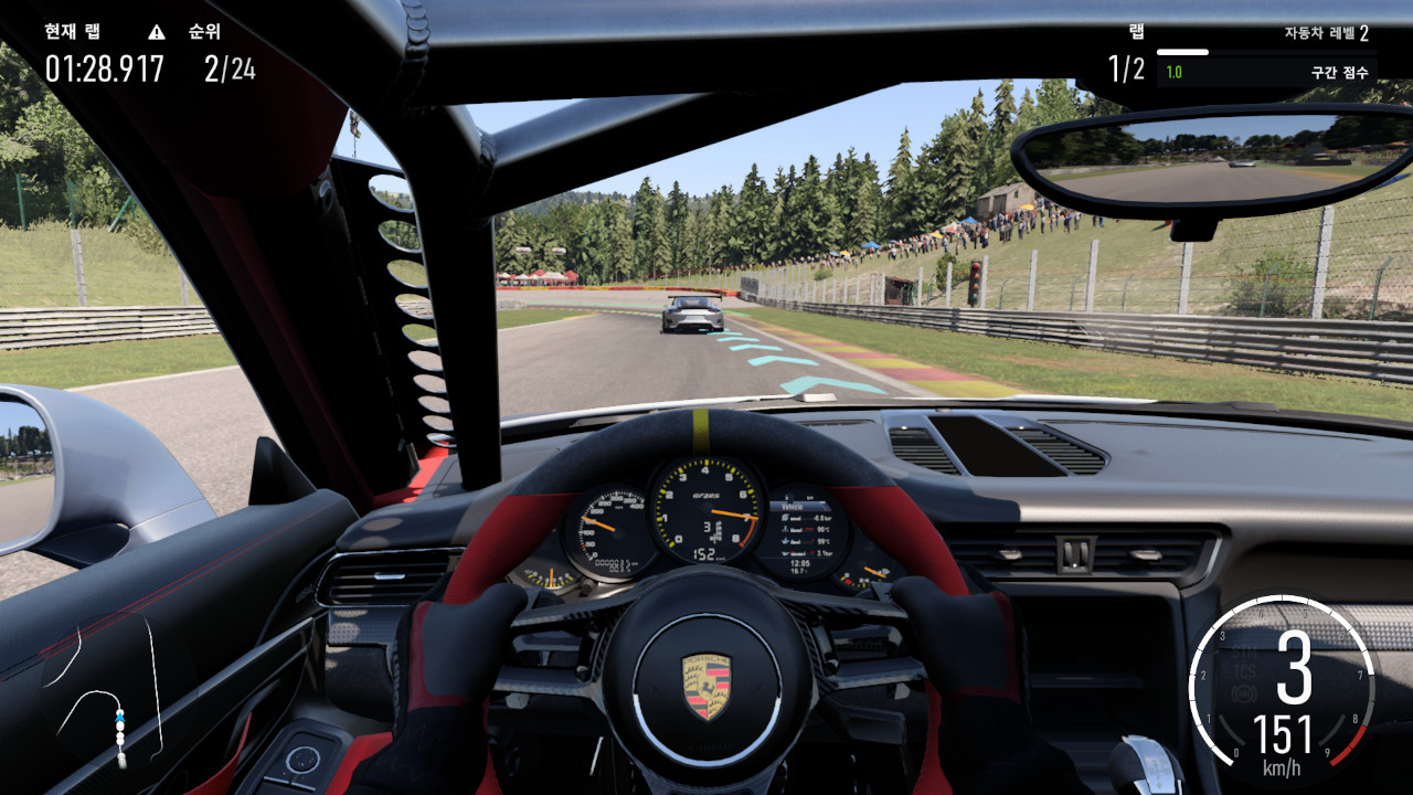 레이싱 게임에서 PC 성능은 움직임의 현실성을 좌우한다 / 포르자 모터스포츠 게임 갈무리