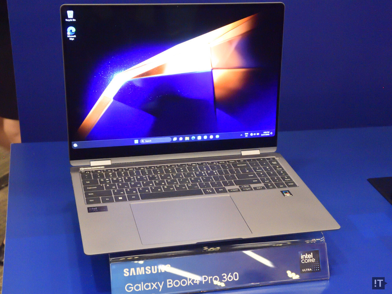 ‘코어 울트라’ 프로세서를 탑재한 '삼성 갤럭시 북 4 프로 360' 노트북 PC / 권용만 기자