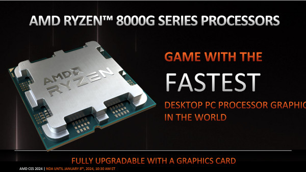 AMD, 라이젠 8000G 시리즈 프로세서 발표 / AMD