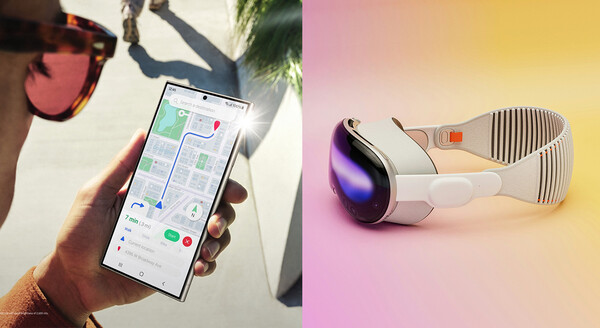 (왼쪽부터) 삼성 갤럭시 S24 울트라, 애플의 공간 컴퓨터 '비전 프로' / 삼성전자, 언스플래시