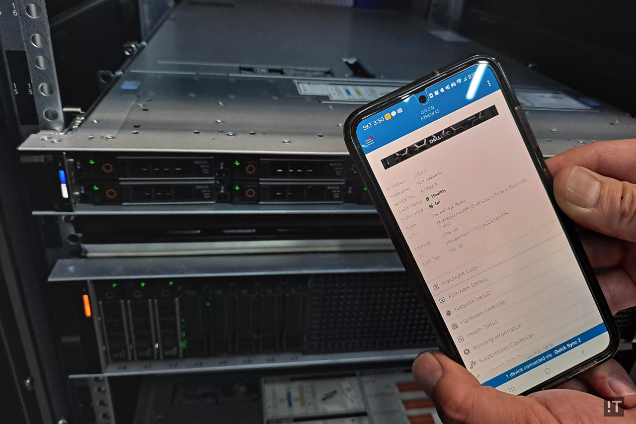 복잡한 데이터센터 환경에서도 빠르게 서버에 접근 가능한 ‘iDRAC 퀵싱크 2’ / 권용만 기자