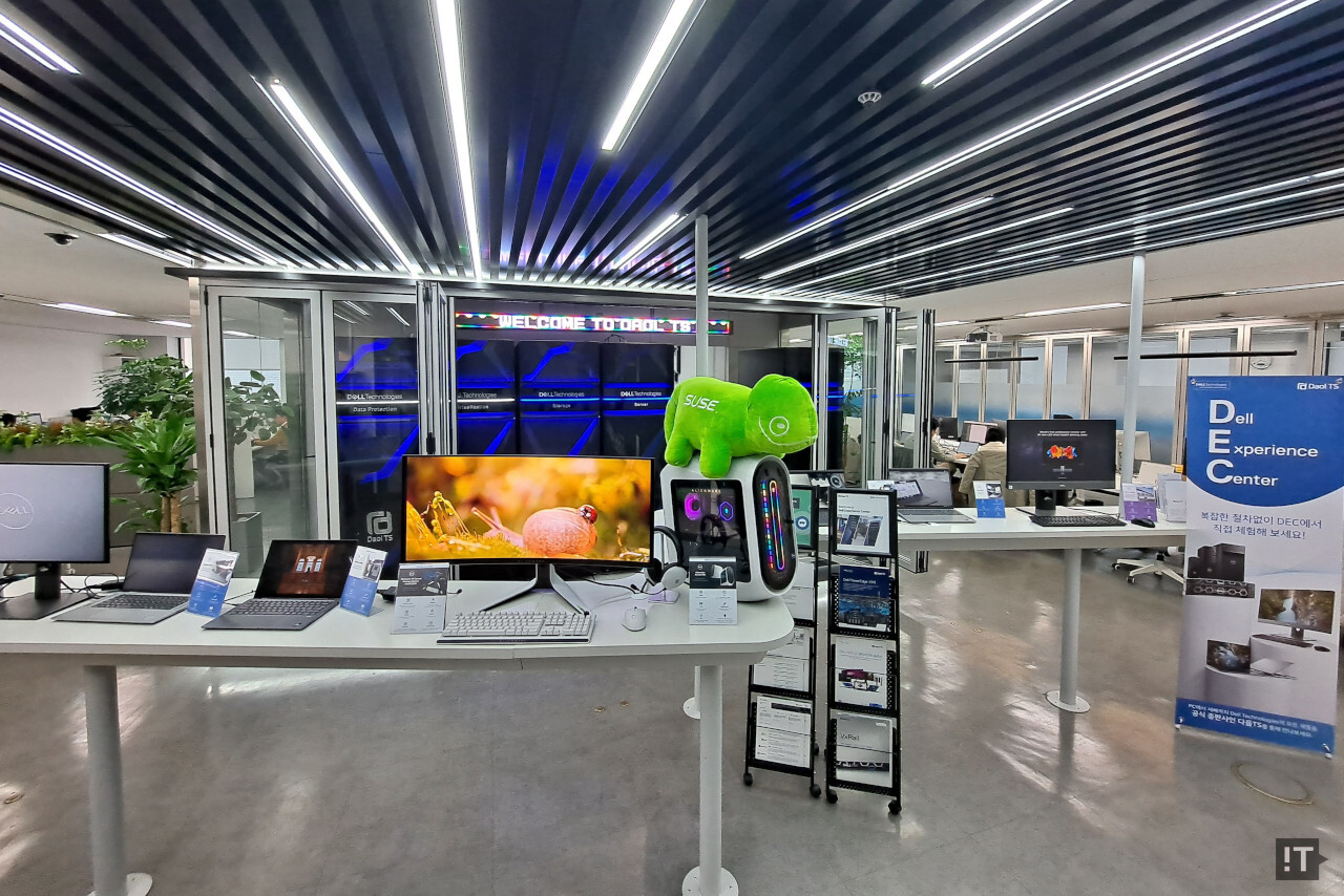 테스트 시스템이 설치된 다올TS의 ‘델 익스피리언스 센터’ / 권용만 기자