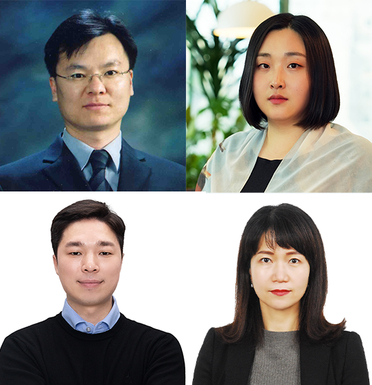 (사진 왼쪽부터 시계방향으로) 서광규 상명대 교수, 서유경 변호사, 김은주 한국지능정보사회진흥원 본부장, 이영복 제네시스랩 대표. / IT조선 