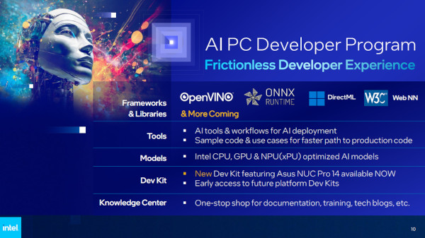 인텔의 ‘AI PC 개발자 프로그램’ 주요 내용 / 인텔