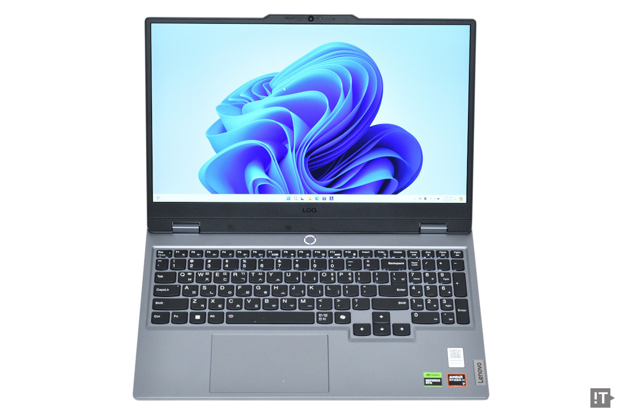 15.6인치 디스플레이는 144Hz 디스플레이로 부드러운 움직임을 제공한다. / 권용만 기자