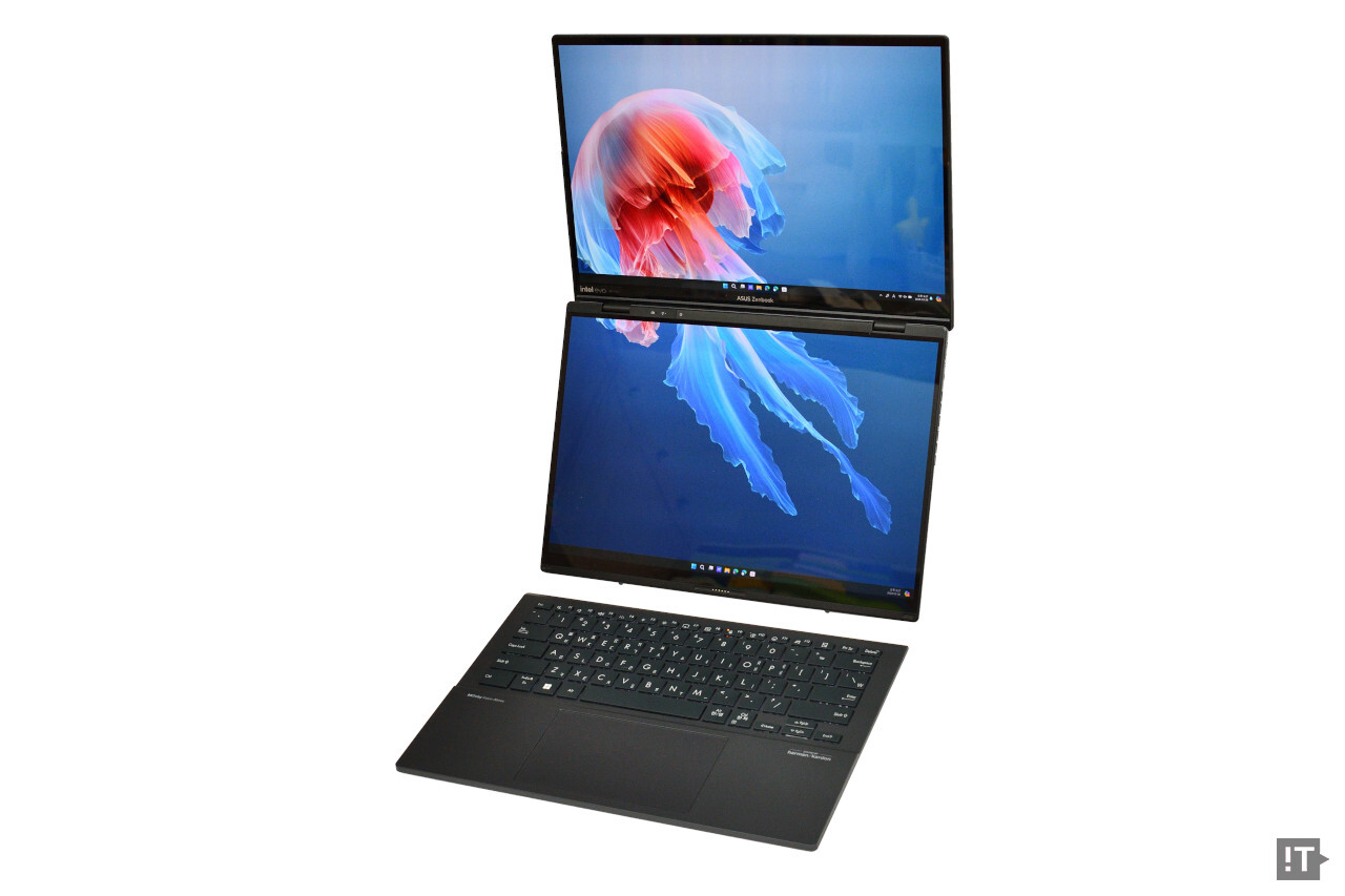 젠북 듀오의 ‘듀얼 스크린 모드’ / 권용만 기자