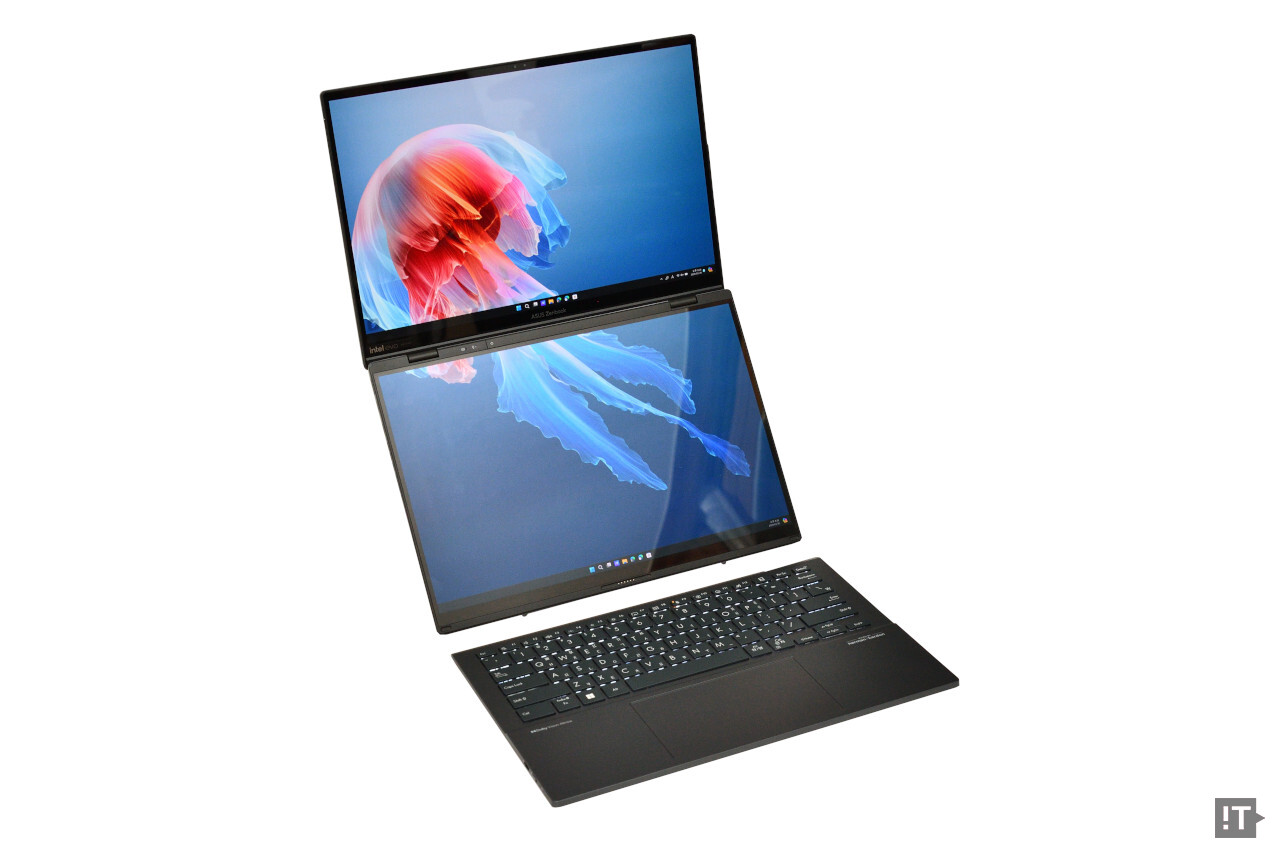 고해상도 듀얼 스크린을 부담없이 쓸 수 있을 성능을 갖춘 에이수스 젠북 듀오 / 권용만 기자