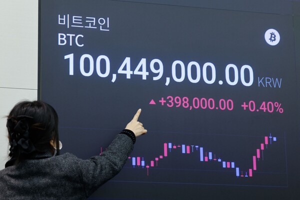 잠시 주춤하던 비트코인 가격이 이달 초 다시 1억원을 재돌파했다. 하지만 지난해 국내 가상자산 거래소들은 장사가 신통치 않았다. /뉴스1