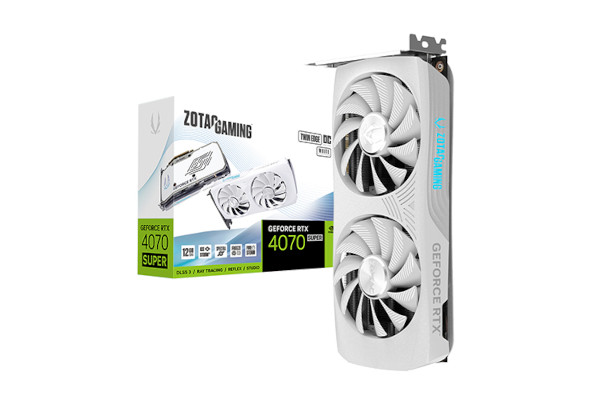 조텍 게이밍 지포스 RTX 4070 슈퍼 트윈엣지 OC 화이트 D6X 12GB / 조텍코리아