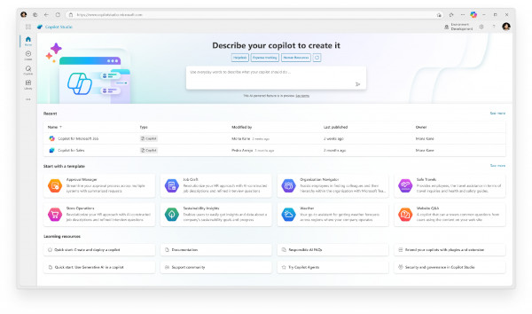 마이크로소프트 코파일럿 스튜디오 / 마이크로소프트