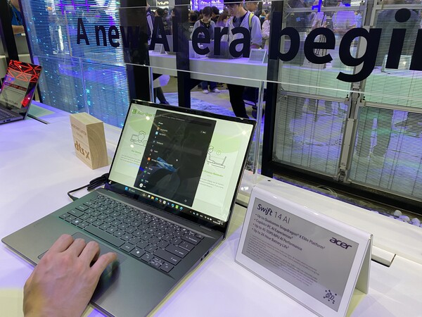 에이서의 코파일러+ PC 모델 '스위프트 14' / 타이베이=이재범 PD