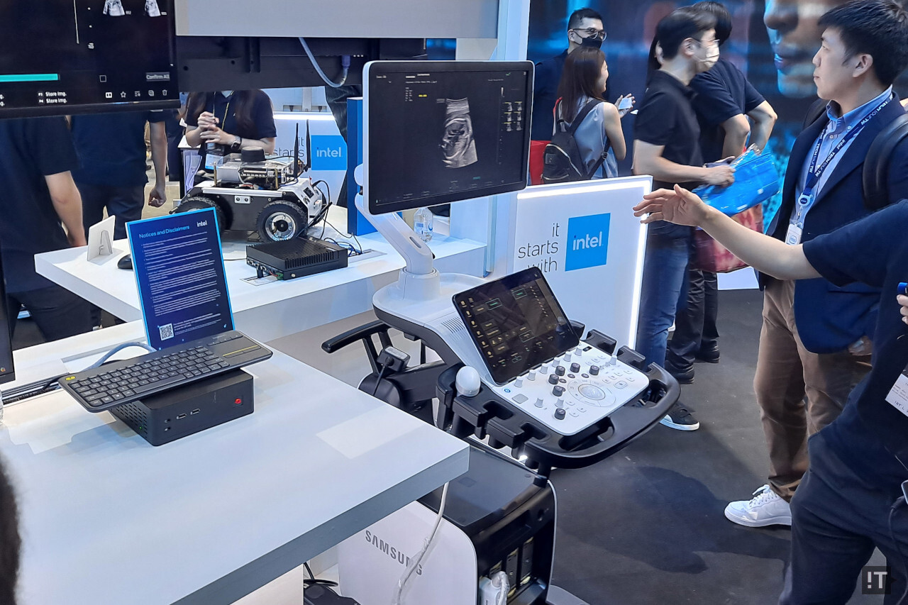 삼성메디슨의 의료용 시스템 구현 사례도 소개됐다. / 타이베이=권용만 기자