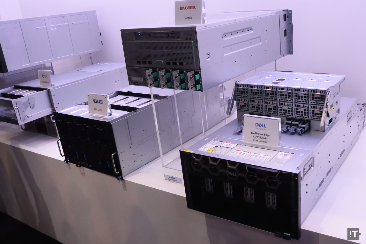 에이수스와 인벤텍, 델의 ‘가우디 3’ 탑재 서버 / 타이베이=권용만 기자