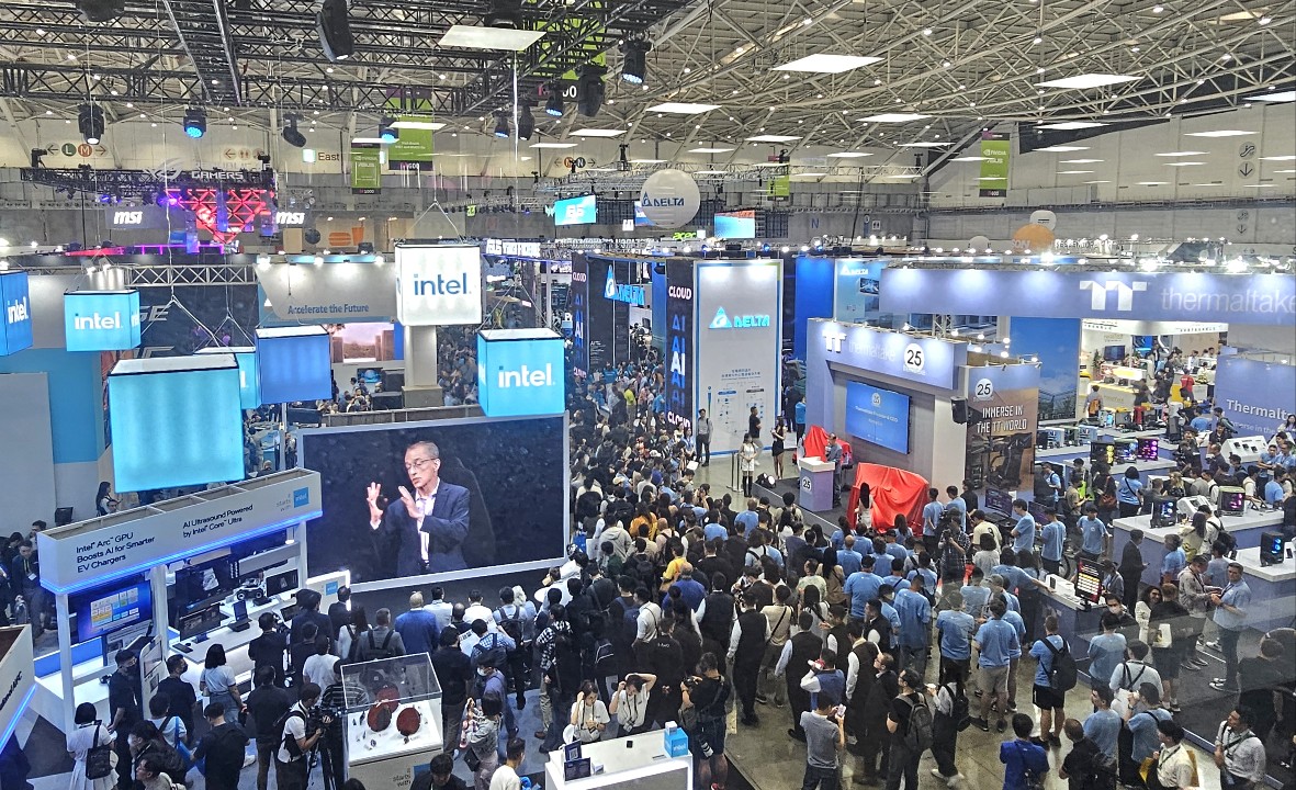 '컴퓨텍스 2024'가 열린 대만 타이베이 난강 1전시장 전경. / 타이베이=홍주연 기자