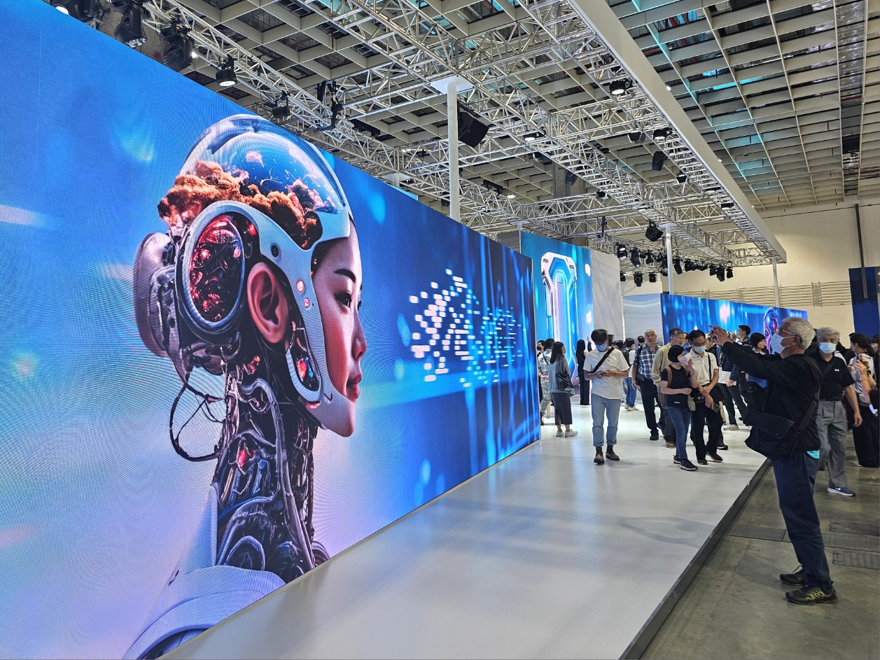 컴퓨텍스 2024 전시장 내 기가바이트 부스. / 타이베이=홍주연 기자