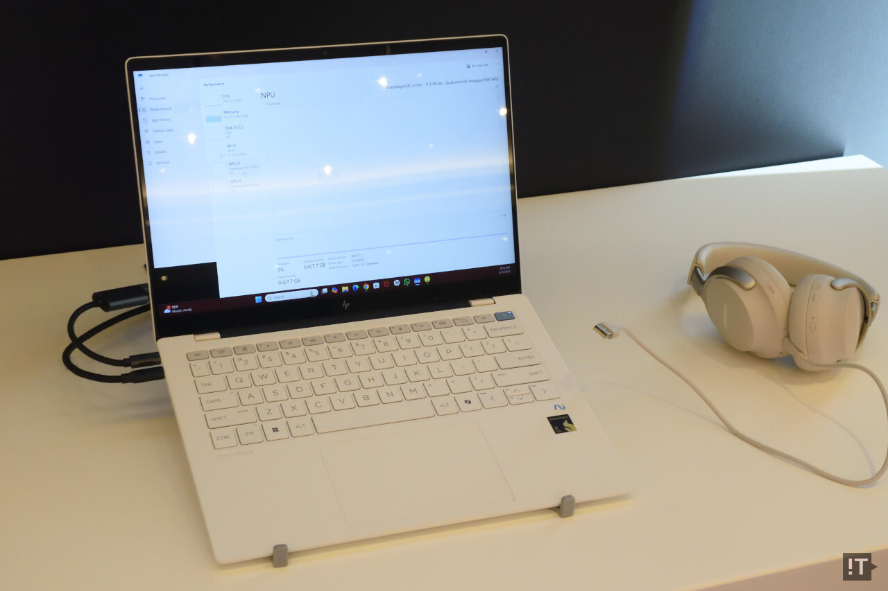 HP 옴니북 X AI PC 모델 / 타이베이=권용만 기자