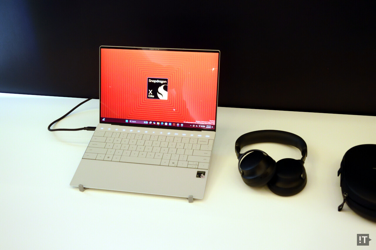 스냅드래곤 X 엘리트 탑재 델 XPS 13 모델 / 타이베이=권용만 기자