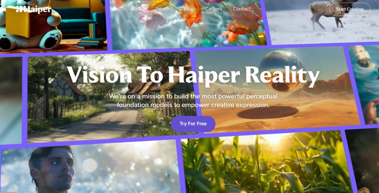 하이퍼AI 첫 화면. / 하이퍼AI 갈무리