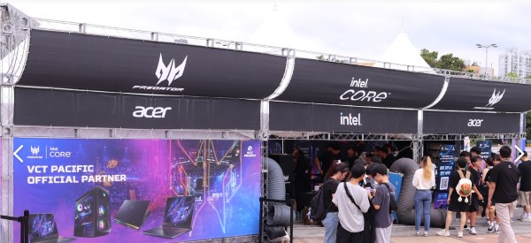 에이서가 ‘VCT 퍼시픽’ 시즌 파이널 부스에 참여했다. / 에이서