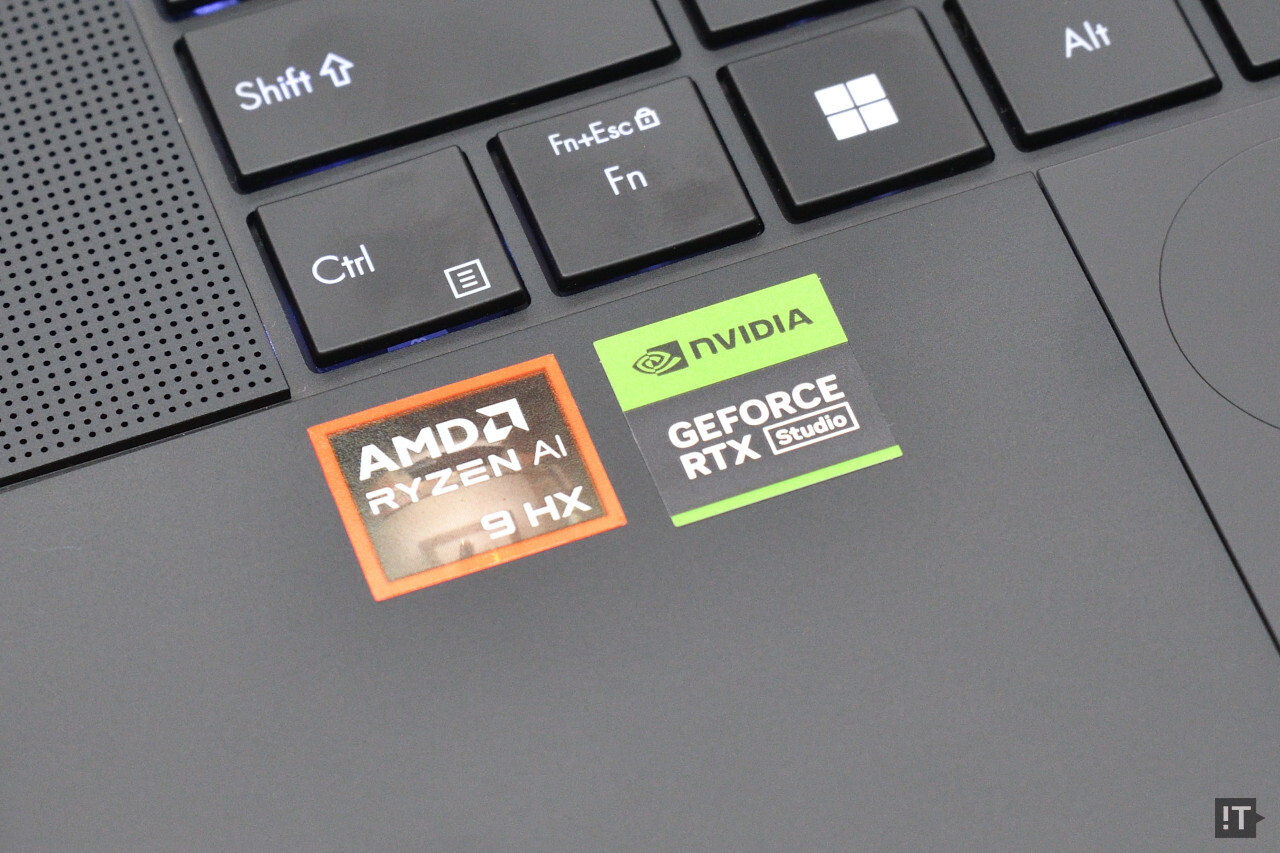 AMD ‘라이젠 AI 300 시리즈’ 프로세서와 엔비디아 ‘지포스 RTX’ GPU 조합을 갖췄다. / 권용만 기자