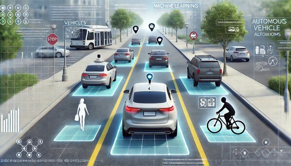 생성형 AI로 생성한 자율주행 데이터 이미지 / DALL-E 생성 이미지