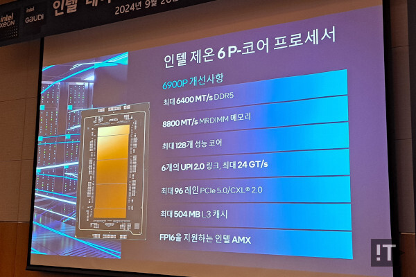 제온 6 6900P 제품군 주요 특징 / 권용만 기자