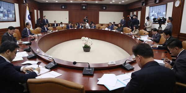 한덕수 국무총리가 10일 서울 종로구 정부서울청사에서 열린 국정현안관계장관회의에서 발언을 하고 있다. /뉴스1