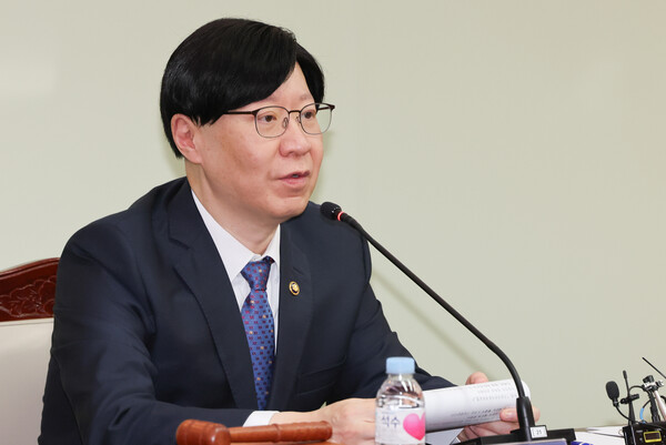 김소영 금융위원회 부위원장이 6일 서울 종로구 정부서울청사에서 열린 제1차 가상자산위원회에서 모두발언을 하고 있다. / 사진 = 뉴스1