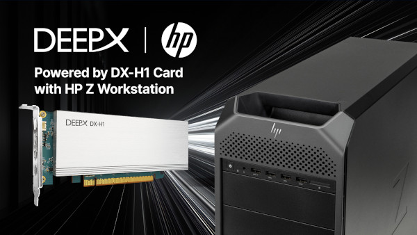 딥엑스가 ‘2024 AIoT 국제 전시회’에서 HP와 AI PC를 시연했다. / 딥엑스