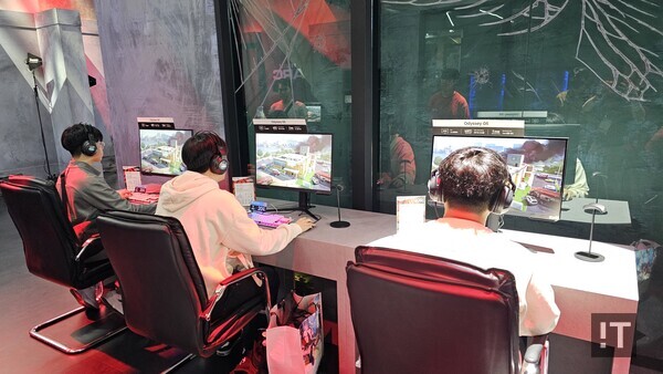 크래프톤 프로젝트 아크 시연. / 변인호 기자