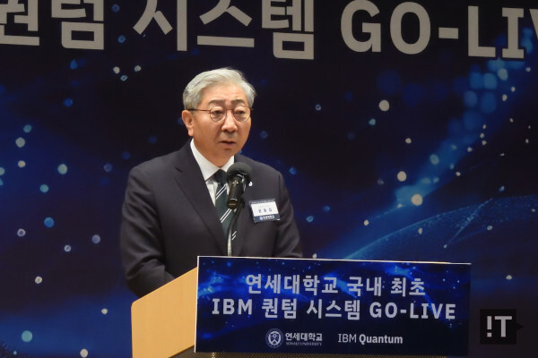 윤동섭 연세대학교 총장 / 권용만 기자