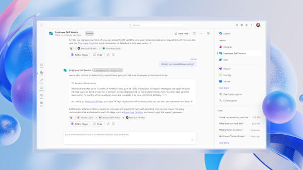 마이크로소프트 365 코파일럿의 ‘직원 셀프 서비스 에이전트’ / 마이크로소프트