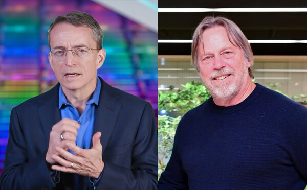 (왼쪽부터) 인텔 CEO를 역임했던 팻 겔싱어와 텐스토렌드 CEO 짐 켈러 / 인텔, 텐스토렌트