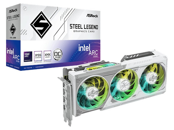 애즈락 인텔 아크 B580 스틸레전드 12GB OC 그래픽카드 / 애즈락