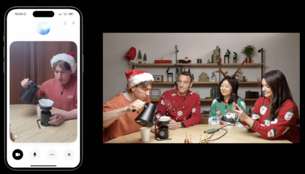 오픈AI 관계자들이 챗GPT의 설명에 따라 커피를 만들고 있다. /오픈AI 홈페이지