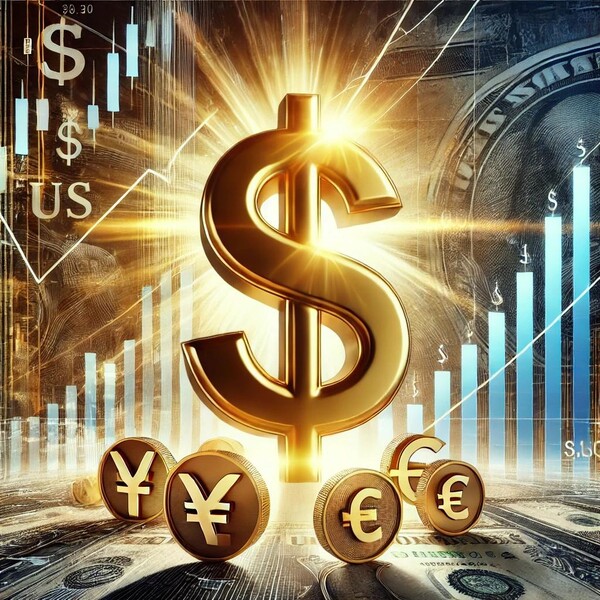 국내 정치적인 요인이 사라지더라도 미국 도널드 트럼프 대통령 재집권, 금리 인하 지연 등이 강달러를 고착화 시킬 것이란 전망이 나온다./DALL·E