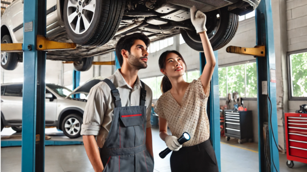 보험사들이 명절 연휴 의례적으로 운영하던 차량 무상점검 서비스를 중단하거나 기간을 축소하는 추세다 / DALL-E