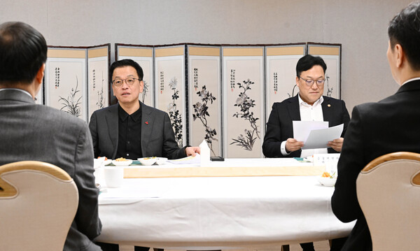 최상목 대통령 권한대행 부총리 겸 기획재정부 장관이 24일 서울 종로구 정부서울청사에서 거시경제·금융현안 간담회를 하고 있다. /기획재정부