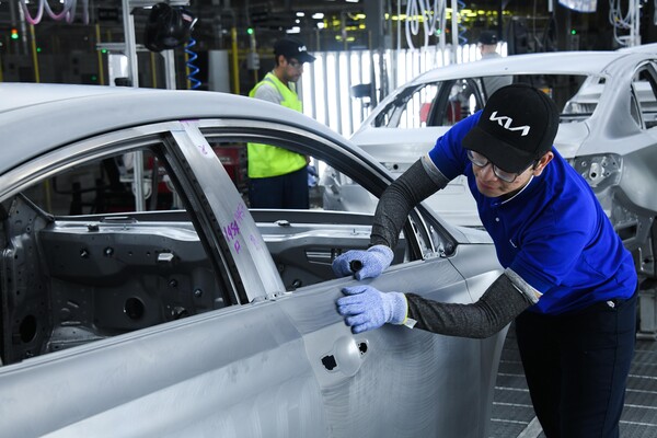 기아 멕시코 생산 공장. / 기아