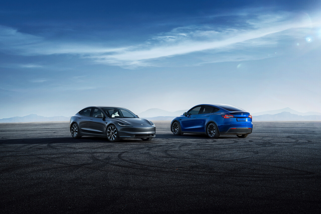 테슬라 모델3(왼쪽)과 모델Y. / 테슬라