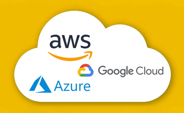 AWS, 애저, 구글 클라우드 로고 / IT조선 DB
