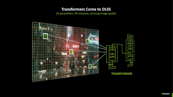 DLSS의 기반 모델도 이제 ‘트랜스포머’로 바뀌었다. / 엔비디아