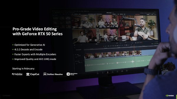 전문 영상 작업 환경에서도 여러 가지 장점을 제공한다. / 엔비디아