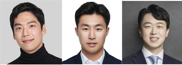 (왼쪽부터)담서원 오리온 전무, 전병우 삼양라운드스퀘어 전략총괄(상무), 신상열 농심 미래사업실장(전무). /각 사