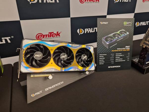 팰릿 지포스 RTX 5080 GAMEROCK OC D7 16GB / 이엠텍아이엔씨