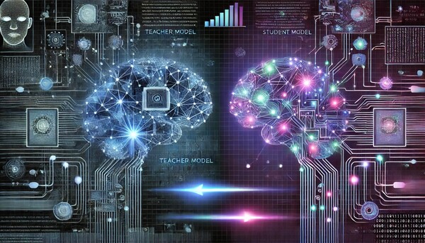 AI 증류. / 챗GPT 생성 이미지